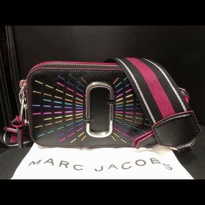 Snapshot Confetti Leather Camera Bag